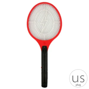 US Plug Mosquito Killer Electric Tennis Bat Handheld Racket Insect Fly Bug Swatter Household Mosquito Pat